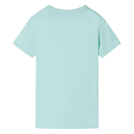 Camiseta infantil verde menta claro 116 de , Camisetas para niños - Ref: Foro24-11931, Precio: 8,24 €, Descuento: %