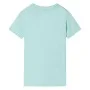 Camiseta infantil verde menta claro 116 de , Camisetas para niños - Ref: Foro24-11931, Precio: 8,24 €, Descuento: %