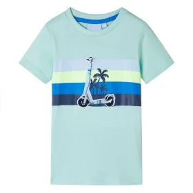 Camiseta infantil verde menta claro 140 de , Camisetas para niños - Ref: Foro24-11933, Precio: 8,24 €, Descuento: %