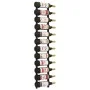 Wall wine rack for 12 black iron bottles by vidaXL, Wine racks - Ref: Foro24-282466, Price: 44,01 €, Discount: %