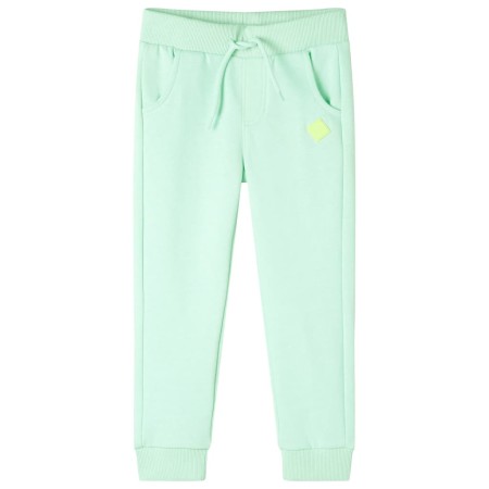 Pantalones de chándal infantiles verde brillante 92 de , Pantalones de niños - Ref: Foro24-11919, Precio: 12,12 €, Descuento: %