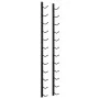 Wall wine rack for 12 black iron bottles by vidaXL, Wine racks - Ref: Foro24-282466, Price: 44,01 €, Discount: %