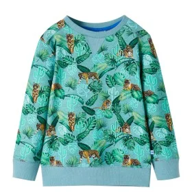 Kinder-Sweatshirt hellgrün meliert 92 von , Kinder-T-Shirts - Ref: Foro24-12409, Preis: 13,78 €, Rabatt: %