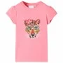 Camiseta infantil rosa neón 140 de , Camisetas para niños - Ref: Foro24-10458, Precio: 8,64 €, Descuento: %