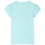 Helles Aquamarin-Kinder-T-Shirt 140 von , Kinder-T-Shirts - Ref: Foro24-10568, Preis: 8,60 €, Rabatt: %