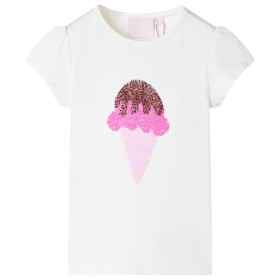 Ecru children's t-shirt 128 by , Kids T-shirts - Ref: Foro24-10717, Price: 8,54 €, Discount: %