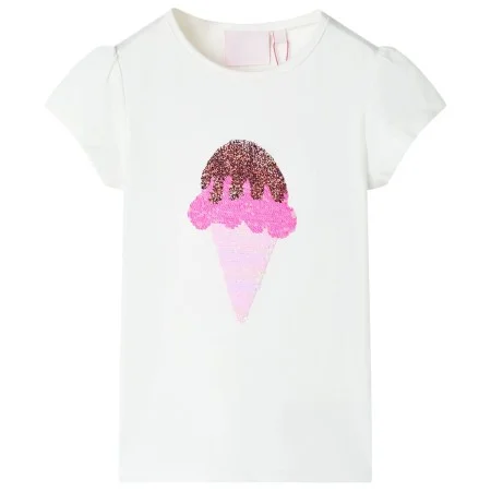 Ecru children's t-shirt 128 by , Kids T-shirts - Ref: Foro24-10717, Price: 8,45 €, Discount: %