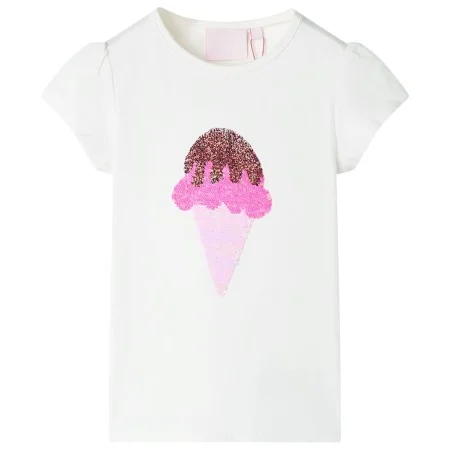Camiseta infantil color crudo 104 de , Camisetas para niños - Ref: Foro24-10715, Precio: 8,45 €, Descuento: %