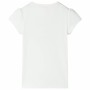Ecrufarbenes Kinder-T-Shirt 104 von , Kinder-T-Shirts - Ref: Foro24-10715, Preis: 8,54 €, Rabatt: %