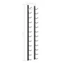 Wall wine rack for 12 black iron bottles by vidaXL, Wine racks - Ref: Foro24-282466, Price: 44,01 €, Discount: %