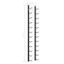 Wandweinregal für 12 schwarze Eisenflaschen von vidaXL, Weinregale - Ref: Foro24-282466, Preis: 44,18 €, Rabatt: %