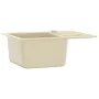 Küchenspüle aus Granit mit beigem Becken von vidaXL, Sinkt - Ref: Foro24-144860, Preis: 175,41 €, Rabatt: %