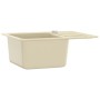 Küchenspüle aus Granit mit beigem Becken von vidaXL, Sinkt - Ref: Foro24-144860, Preis: 167,89 €, Rabatt: %