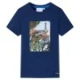 Dunkelblaues Kinder-T-Shirt 140 von , Kinder-T-Shirts - Ref: Foro24-11758, Preis: 8,19 €, Rabatt: %