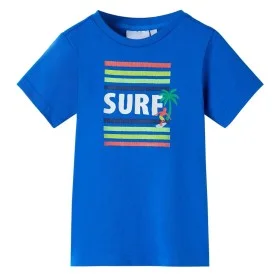 Camiseta infantil azul chillón 104 de , Camisetas para niños - Ref: Foro24-11785, Precio: 8,12 €, Descuento: %