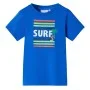 Camiseta infantil azul chillón 128 de , Camisetas para niños - Ref: Foro24-11787, Precio: 8,12 €, Descuento: %