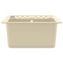 Fregadero de cocina de granito con un seno beige de vidaXL, Fregaderos - Ref: Foro24-144860, Precio: 155,10 €, Descuento: %