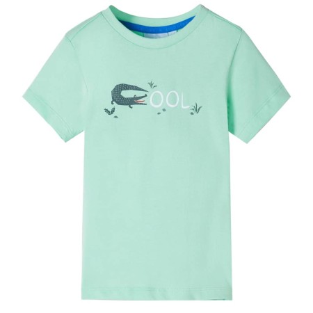Hellgrünes kurzärmeliges Kinder-T-Shirt 92 von , Kinder-T-Shirts - Ref: Foro24-12089, Preis: 8,13 €, Rabatt: %