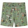 Hellkhakifarbener Kinder-Kurzarmpyjama 140 von , Kinderpyjamas - Ref: Foro24-12513, Preis: 10,64 €, Rabatt: %