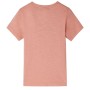 Hellorangefarbenes kurzärmeliges Kinder-T-Shirt 128 von , Kinder-T-Shirts - Ref: Foro24-12222, Preis: 8,20 €, Rabatt: %