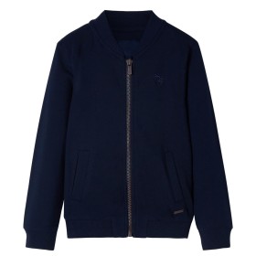Marineblaues Kinder-Sweatshirt mit Reißverschluss 104 von , Kinder-T-Shirts - Ref: Foro24-11965, Preis: 12,71 €, Rabatt: %