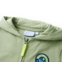 Children's hooded sweatshirt with light khaki zipper 128 by , Kids T-shirts - Ref: Foro24-12587, Price: 15,56 €, Discount: %