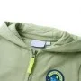 Kapuzenpullover für Kinder mit hellkhakifarbenem Reißverschluss 128 von , Kinder-T-Shirts - Ref: Foro24-12587, Preis: 14,71 €...