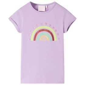 Lilafarbenes Kinder-T-Shirt 92 von , Kinder-T-Shirts - Ref: Foro24-10729, Preis: 8,66 €, Rabatt: %