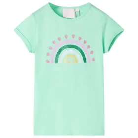 Camiseta infantil verde brillante 92 de , Camisetas para niños - Ref: Foro24-10734, Precio: 8,59 €, Descuento: %