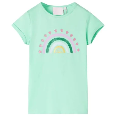 Camiseta infantil verde brillante 92 de , Camisetas para niños - Ref: Foro24-10734, Precio: 8,59 €, Descuento: %