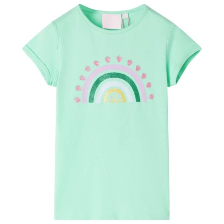 Hellgrünes Kinder-T-Shirt 92 von , Kinder-T-Shirts - Ref: Foro24-10734, Preis: 8,66 €, Rabatt: %