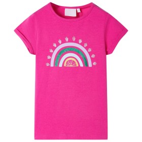 Dunkelrosa Kinder-T-Shirt 116 von , Kinder-T-Shirts - Ref: Foro24-10741, Preis: 10,22 €, Rabatt: %