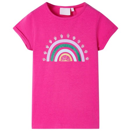 Camiseta infantil rosa oscuro 116 de , Camisetas para niños - Ref: Foro24-10741, Precio: 8,66 €, Descuento: %