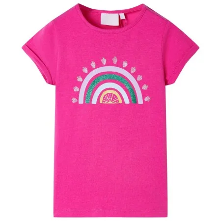 Camiseta infantil rosa oscuro 140 de , Camisetas para niños - Ref: Foro24-10743, Precio: 8,59 €, Descuento: %