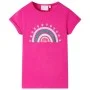 Camiseta infantil rosa oscuro 140 de , Camisetas para niños - Ref: Foro24-10743, Precio: 8,59 €, Descuento: %