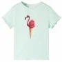 Hellmintgrünes Kinder-T-Shirt 128 von , Kinder-T-Shirts - Ref: Foro24-10807, Preis: 8,45 €, Rabatt: %
