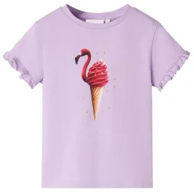 Lilafarbenes Kinder-T-Shirt 116 von , Kinder-T-Shirts - Ref: Foro24-10811, Preis: 8,45 €, Rabatt: %