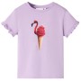 Camiseta infantil lila 140