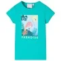 Mint green children's t-shirt 128 by , Kids T-shirts - Ref: Foro24-11127, Price: 8,45 €, Discount: %