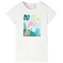 Camiseta infantil color crudo 140 de , Camisetas para niños - Ref: Foro24-11133, Precio: 8,45 €, Descuento: %