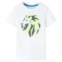 Camiseta infantil color crudo 128 de , Camisetas para niños - Ref: Foro24-12132, Precio: 8,19 €, Descuento: %