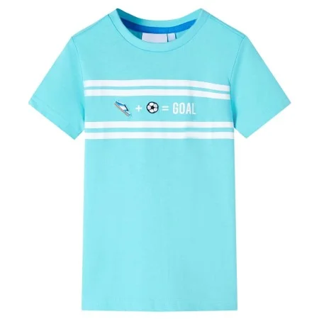 Camiseta infantil aguamarina 116 de , Camisetas para niños - Ref: Foro24-12456, Precio: 8,12 €, Descuento: %