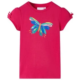 Bright pink children's t-shirt 92 by , Kids T-shirts - Ref: Foro24-10994, Price: 8,39 €, Discount: %
