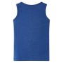 Camiseta de tirantes infantil azul oscuro melange 92 de , Camisetas para niños - Ref: Foro24-12489, Precio: 7,88 €