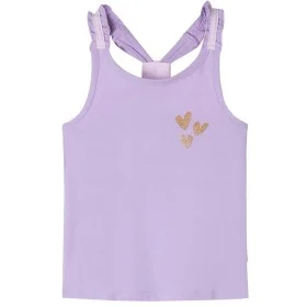 Fliederfarbenes Kinder-Tanktop 116 von , Kinder-T-Shirts - Ref: Foro24-10521, Preis: 7,93 €, Rabatt: %