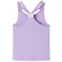 Camiseta de tirantes infantil color lila 116 de , Camisetas para niños - Ref: Foro24-10521, Precio: 8,00 €, Descuento: %
