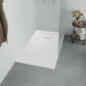 SMC weiße Duschwanne 120x70 cm von vidaXL, Duschwannen - Ref: Foro24-144774, Preis: 159,89 €, Rabatt: %