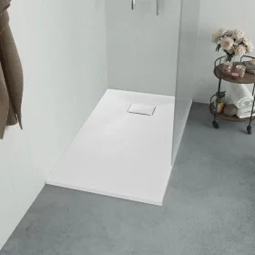 SMC white shower tray 120x70 cm by vidaXL, Shower trays - Ref: Foro24-144774, Price: 189,10 €, Discount: %
