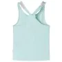 Camiseta de tirantes infantil verde menta claro 116 de , Camisetas para niños - Ref: Foro24-10671, Precio: 8,39 €, Descuento: %
