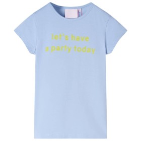 Camiseta infantil azul claro 140 de , Camisetas para niños - Ref: Foro24-11088, Precio: 7,88 €, Descuento: %